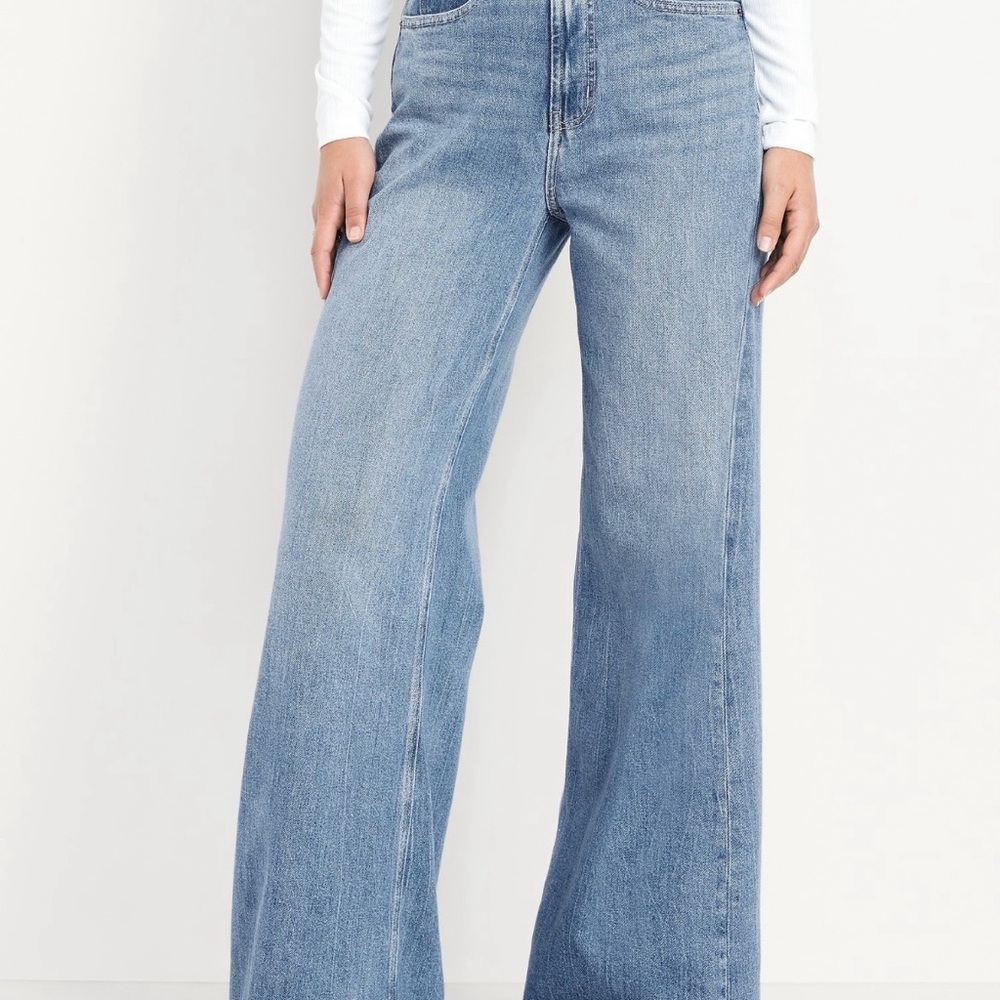 Old Navy Light Blue Flare Jeans